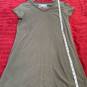 Olive Green T-Shirt Dress